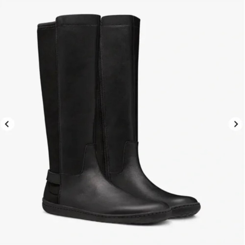 Vivo Barefoot Black Knee-High Boots - Picture 3 of 13